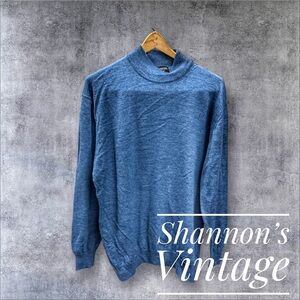 Gionfriddo Made In Italy Men’s Size XXL Mock Neck Long Sleeve Sweater A33